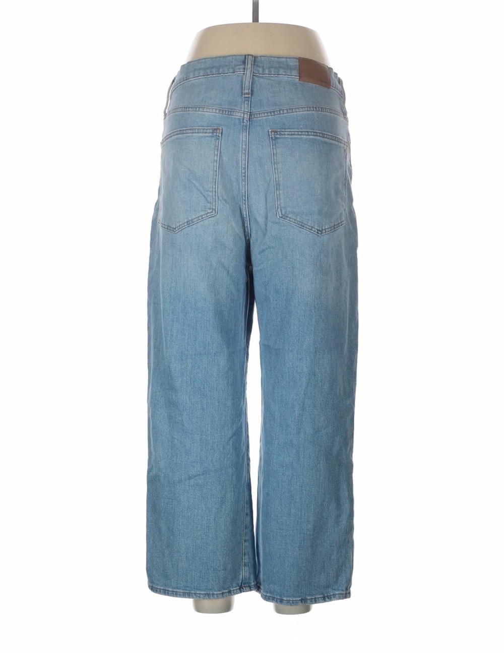 Madewell Slim Wide-Leg Crop Jeans Women’s Size 32 Light Wash High Rise Denim - Picture 2 of 6
